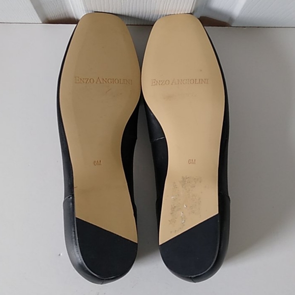 enzo angiolini black flats
